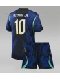 Brazílie Neymar Jr #10 Venkovní dres pro děti MS 2026 Krátký Rukáv (+ trenýrky)